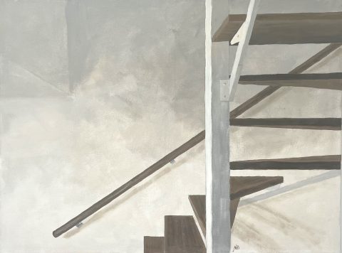 schilderij acryl vanuit thema verandering